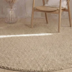 Ted Baker Vloerkleed Diana Rond - Lichtbeige