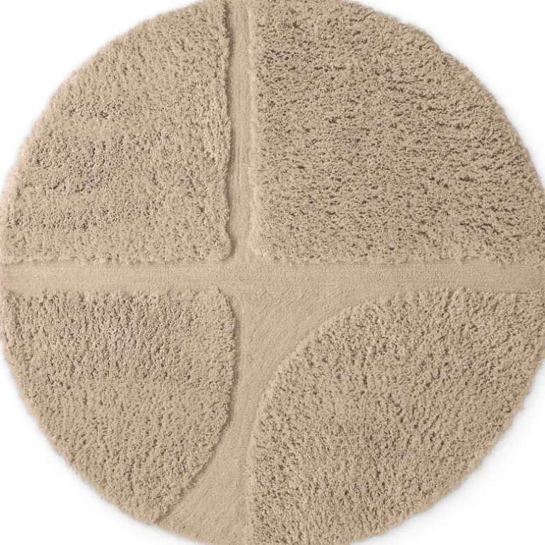 Ted Baker Vloerkleed Jasper Rond - Beige