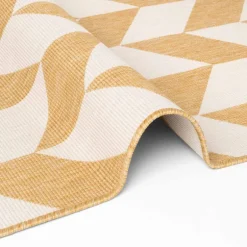 Ted Baker Vloerkleed Terrick Rechthoekig - Oker Wit