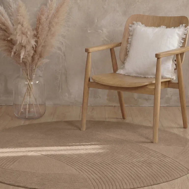 Ted Baker Vloerkleed Victoria Rond - Beige