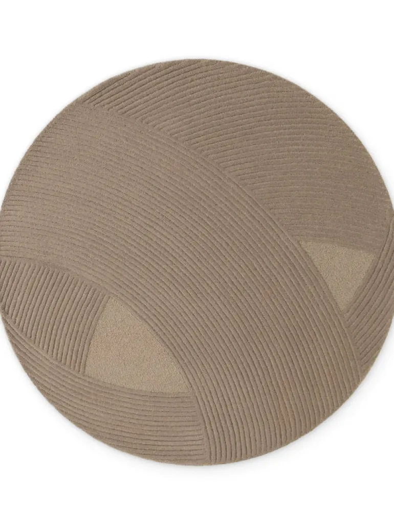 Ted Baker Vloerkleed Victoria Rond - Beige