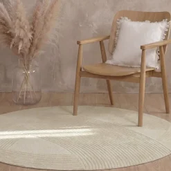 Ted Baker Vloerkleed Victoria Rond - Crème