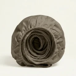 Topper Hoeslaken - Katoen Flanel - Truffel