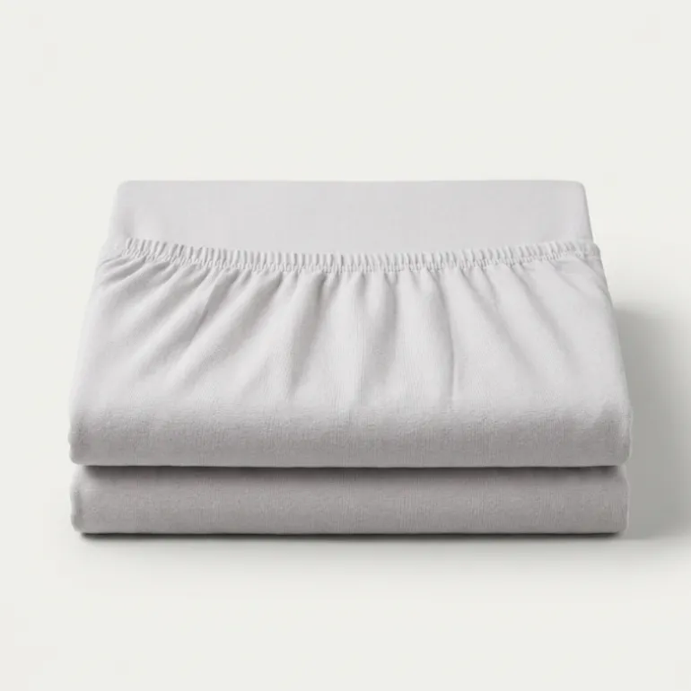 Topper Hoeslaken Katoen - Jersey Stretch - Wit