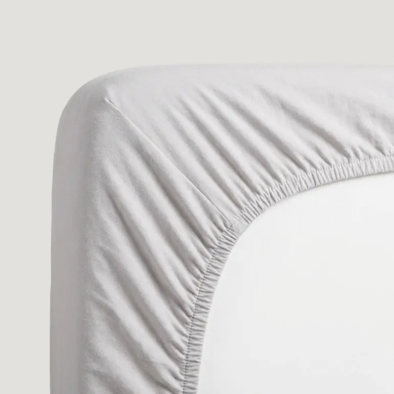 Topper Hoeslaken Katoen - Jersey Stretch - Wit