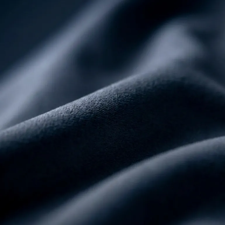 Velvet Gordijnen Verduisterend - Haken - Navy