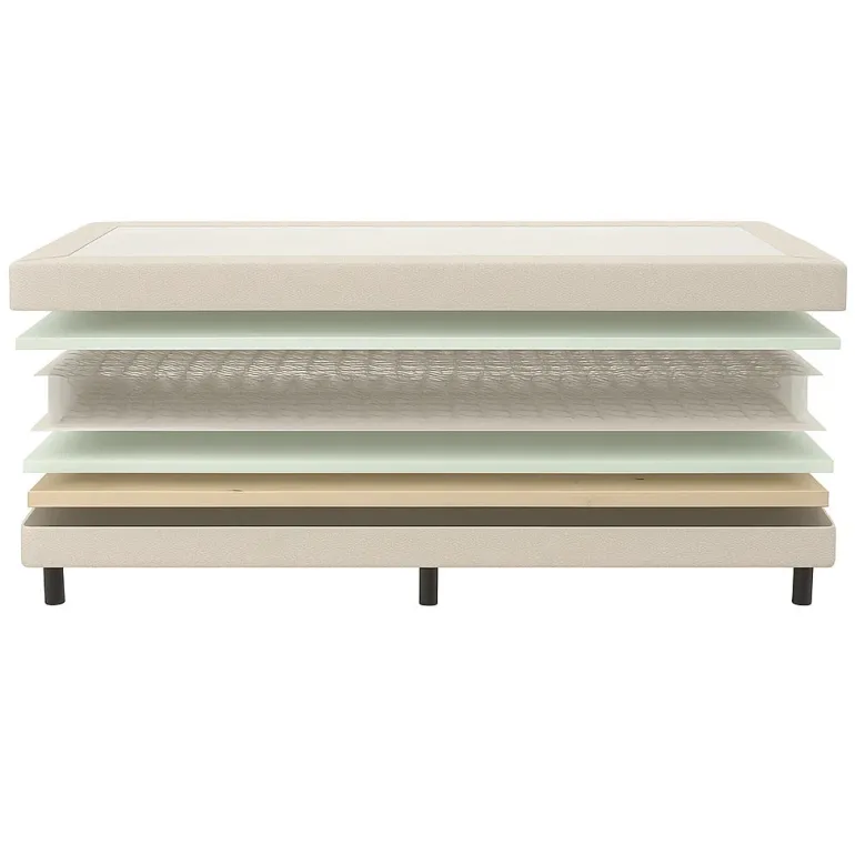 Verende Hotelboxspring zonder Matras - Beige