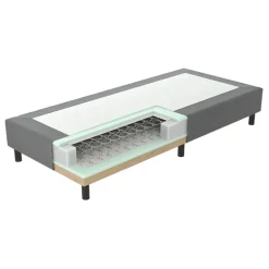 Verende Hotelboxspring zonder Matras - Antraciet