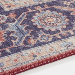 Vintage Vloerkleed Anthea - Rood/Blauw