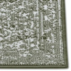 Vintage Vloerkleed Medaillon - Groen