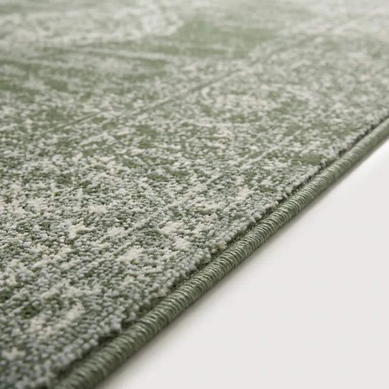 Vintage Vloerkleed Medaillon - Groen