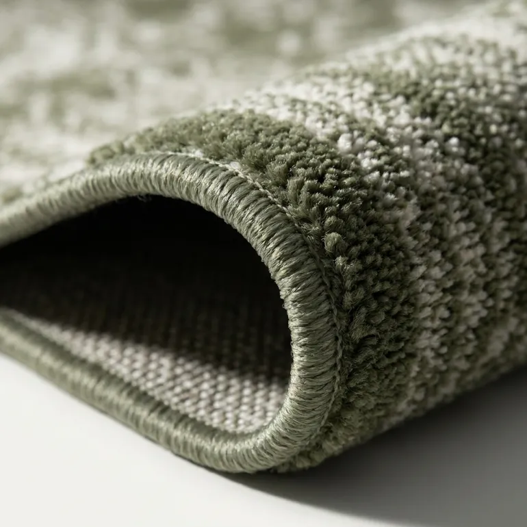 Vintage Vloerkleed Medaillon - Groen