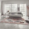 Vintage Vloerkleed Sylla - Rood/Blauw