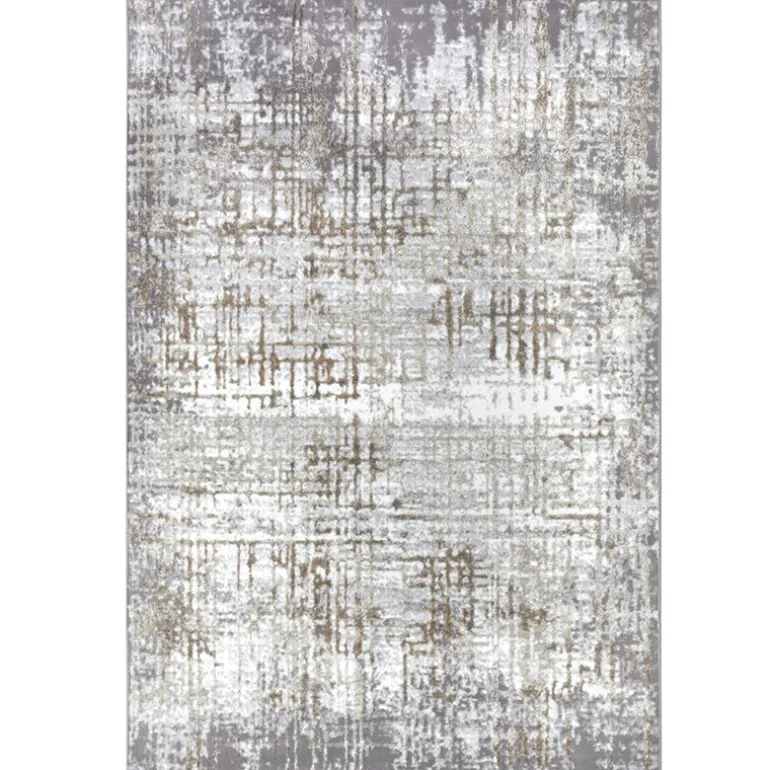 Vloerkleed Abstract - Creme / Grijs
