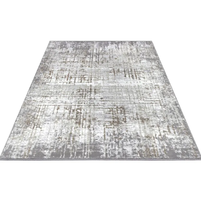 Vloerkleed Abstract - Creme / Grijs