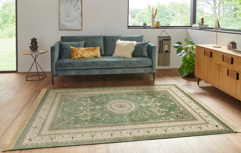 Vloerkleed Antik Negar - groen