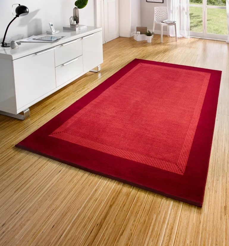 Vloerkleed Band Rechthoekig - rood
