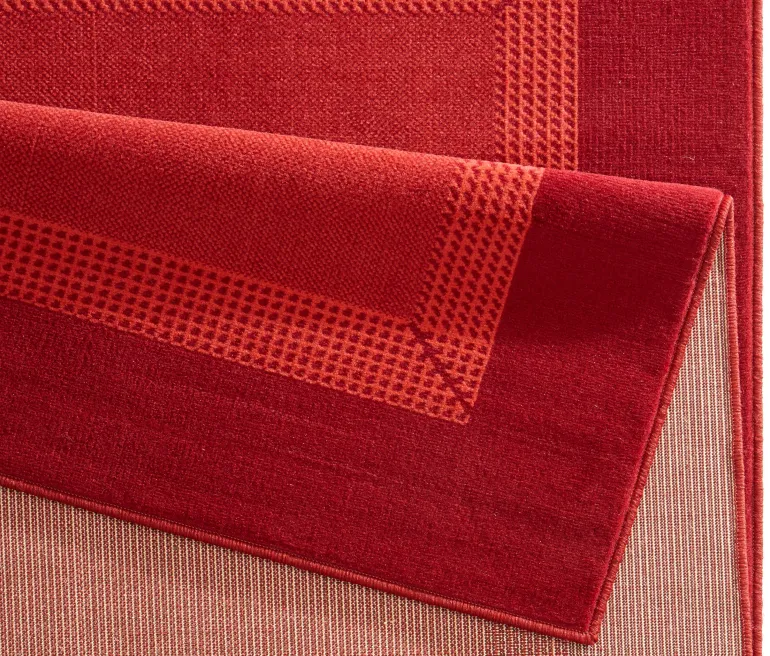Vloerkleed Band Rechthoekig - rood