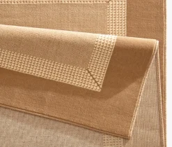 Vloerkleed Band Rechthoekig - Beige/Crème