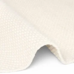 Vloerkleed Beans Rond - Natuur/Crème