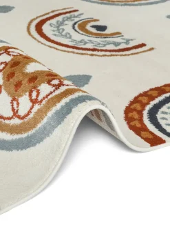 Vloerkleed Bowie Rechthoekig - Creme Multicolor