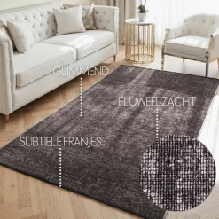 Vloerkleed Brilliance - Bruin