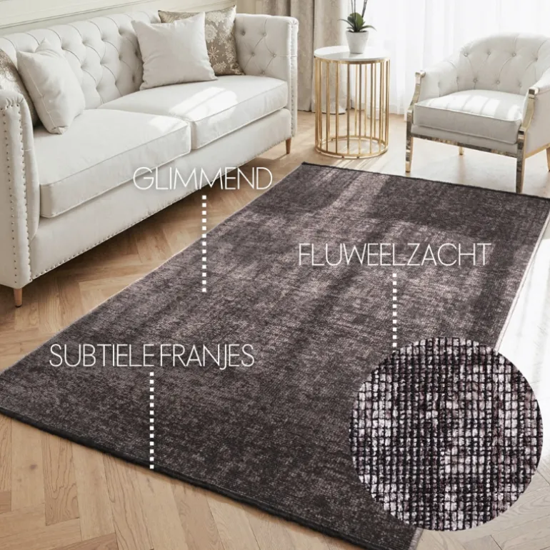 Vloerkleed Brilliance - Bruin