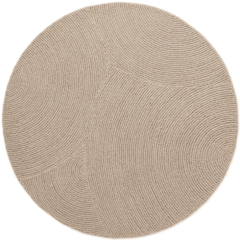 Vloerkleed Calmio Rond - Beige