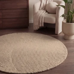 Vloerkleed Calmio Rond - Beige