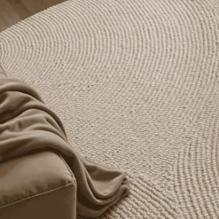 Vloerkleed Calmio Rond - Creme