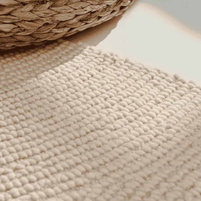 Vloerkleed Calmio Rond - Creme