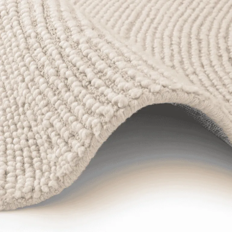 Vloerkleed Calmio Rond - Creme
