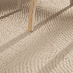 Vloerkleed Calmio Rond - Creme