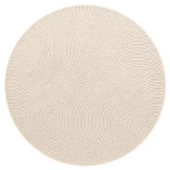 Vloerkleed Calmio Rond - Creme