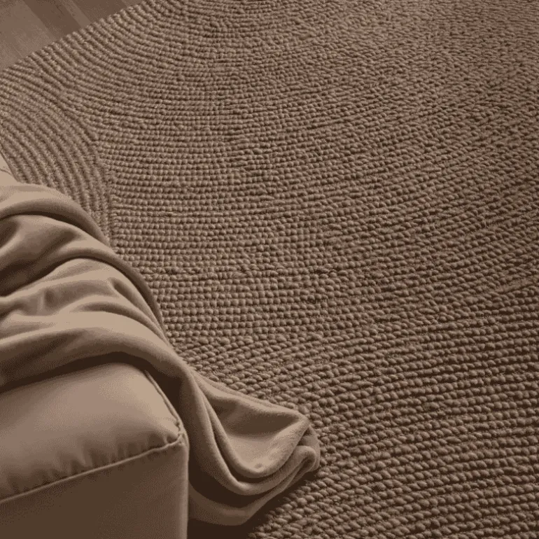 Vloerkleed Calmio Rond - Taupe