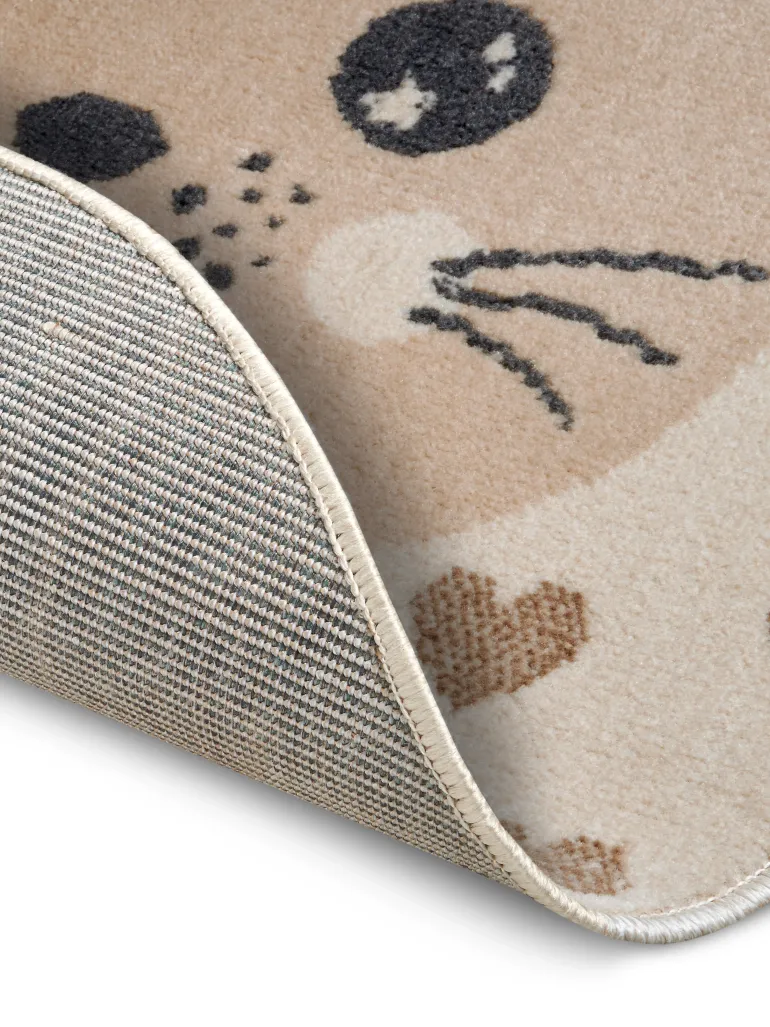 Vloerkleed Cat Rond - beige