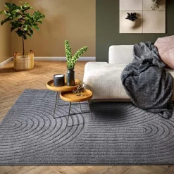 Vloerkleed Elle Decoration New York - Antraciet