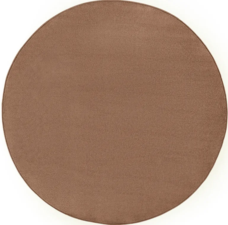 Vloerkleed Fancy Rond - Bruin