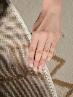 Vloerkleed Fiete Rond - Creme Multicolor