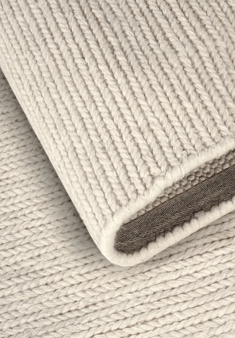 Vloerkleed Francois Rond - Wit