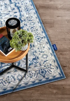 Vloerkleed Gabrielle Rechthoekig - Cremeblauw