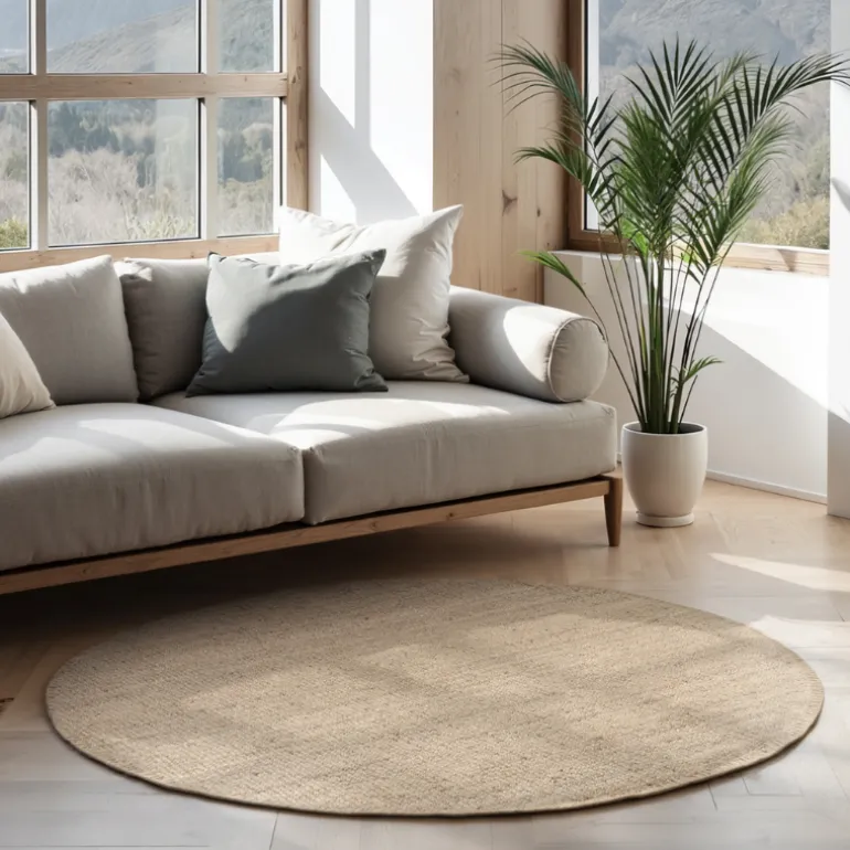 Vloerkleed Jaipur Rond - Off White