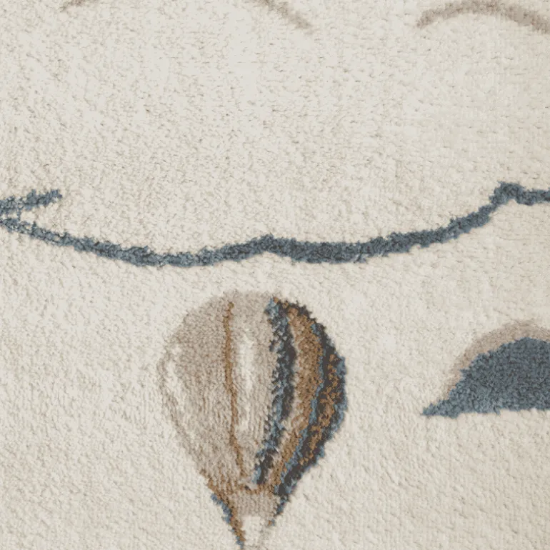 Vloerkleed Kids Hot Air Ballon