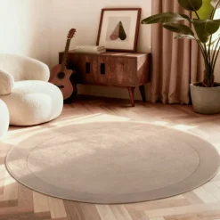 Vloerkleed Kivi Rond - Beige