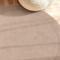 Vloerkleed Kivi Rond - Beige