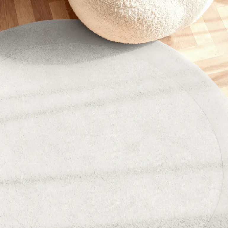 Vloerkleed Kivi Rond - Crème