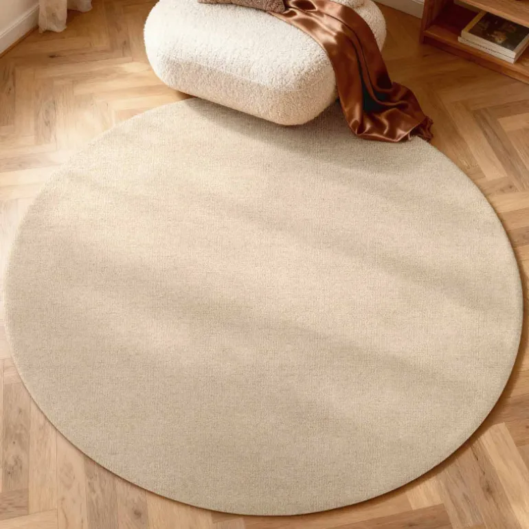 Vloerkleed Knots Rond - Lichtbeige