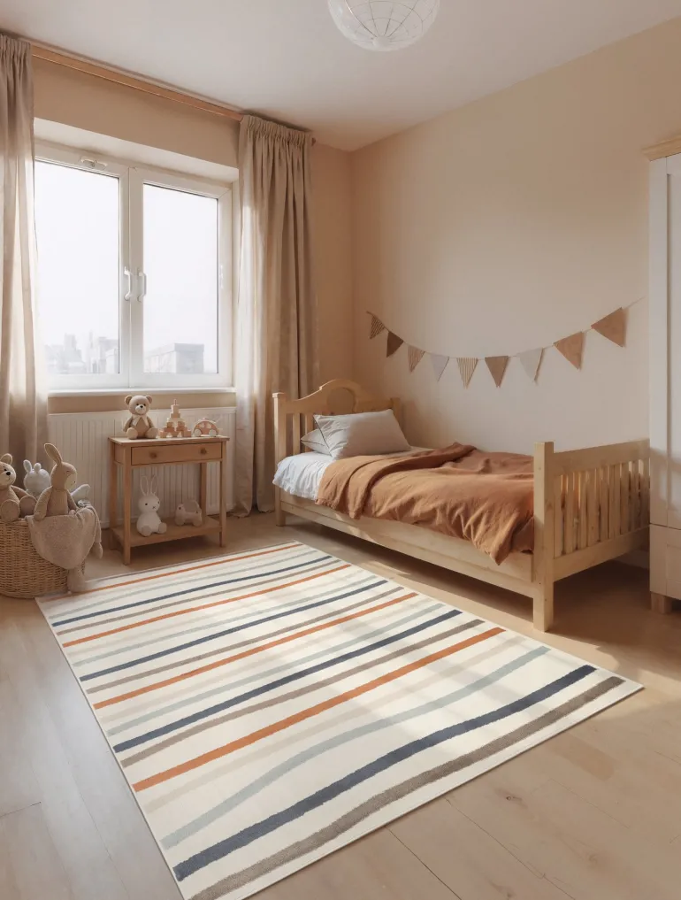 Vloerkleed Linnea Rechthoekig - Creme Multicolor