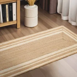 Vloerkleed Looma Rechthoekig - Natuur Goud Ivoor
