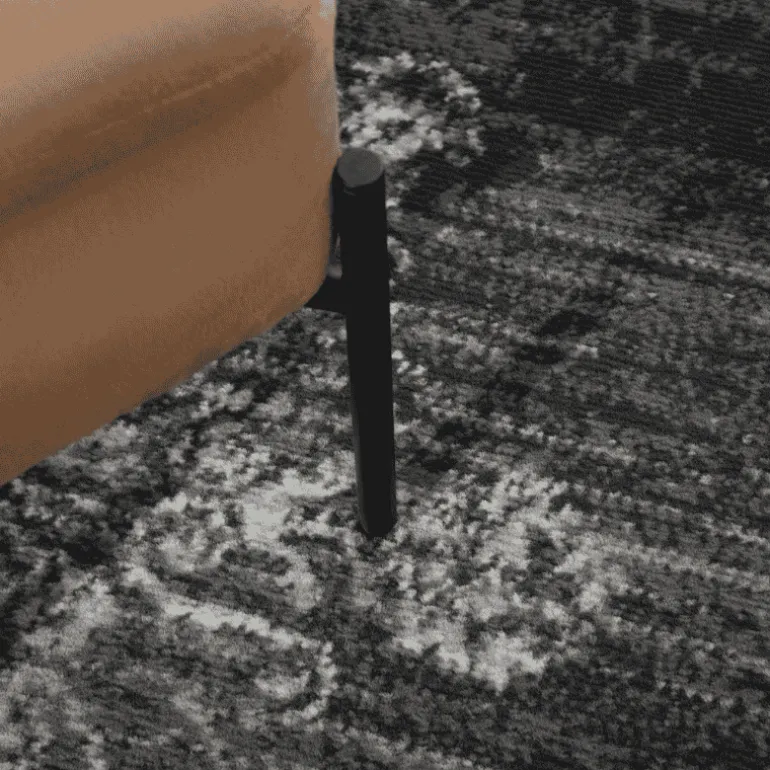 Vloerkleed Lydia Rond - Antraciet